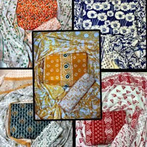 মাত্র 1200 টাকায় 5 সেট থ্রি-পিস